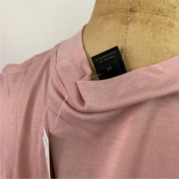 NWT J. CREW Tissue Weight Mock Neck Tee - Picture 6 of 10